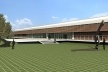 Perspectiva fachada norte<br />Desenho do escritório 