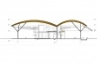 Casa Folha, corte longitudinal, Angra dos Reis RJ. Mareines + Patalano Arquitetura, 2008<br />Desenho Mareines + Patalano Arquitetura 