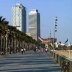 Novo calçadão em frente da praia, Plano de Barcelona <br />Foto Abilio Guerra 