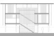 Vila Taguaí, corte longitudinal das casas 2, 5 e 7, Carapicuiba SP, 2007-2010. Arquitetos Cristina Xavier (autora), Henrique Fina, Lucia Hashizume e João Xavier (colaboradores)