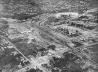 Vista aérea da mancha ferroviária na década de 1920.  [Arquivo do Museu do Trem, São Leopoldo, RS.]