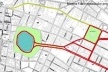 Percurso da Avenida Epitácio Pessoa e o segundo eixo da expansão urbana com o seu sistema viário estruturador principal. Lagoa do Parque Solon de Lucena