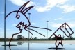 Escultura de Niemeyer el 4 Septiembre 2009<br />Foto divulgação 
