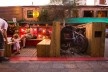 Parklet de engradados na Mateus Grou. Zoom, Instituto Mobilidade Verde e Contain It<br />Foto Sissy Eiko 