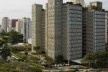 Edifício São Luiz, sede da Promon, São Paulo. Arquiteto Marcello Fragelli<br />Foto Nelson Kon  [FRAGELLI, Marcelo. "Quarenta anos de prancheta"]