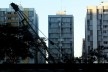 Obra em terreno da Avenida Paulista: um dos muitos eventos provocadores de ruído<br />Foto Abilio Guerra 