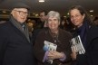 Lucia Teresa de Faria e esposo, e Anália Amorim, festa de lançamento do livro “Abrahão Sanovicz, arquiteto”, IAB/SP, 22 ago. 2017<br />Foto Fabia Mercadante 