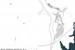 Diagrama de projeto. Áreas comerciais propostas. Projeto de Urbanização Integrada<br />Fonte Boldarini Arquitetos Associados 