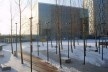 Almere Centrum: já no rigoroso inverno holandês, uma vista do Teatro de Almere e sua grande praça
<br> Data da foto: 07/01/2010 </br><br />Foto Taiana Car Vidotto 
