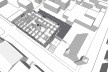 Vista em perspectiva do 4º pavimento<br />Elaboração Edson Mahfuz 