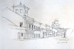 Croquis de Liberal de Castro da Cidade de Icó-Ceará (1983) [Acervo Pessoal de Liberal de Castro]