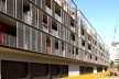 Conjunto Habitacional Fira de Barcelona – L’Hospitalet de Llobregat, fachada sul, Barcelona 2009. ONL Arquitectura<br />Foto Gianluca Giaccone 