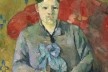 Paul Cézanne, <i>Madame Cézanne em uma poltrona vermelha</i>, detalhe, 1877, óleo sobre tela, 72,5cm x 56cm<br />Domínio público  [Museum of Fine Arts, Boston]