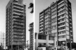 À esquerda, Edifício Macunaíma, São Paulo, 1980. À direita, Edifício Rossi Leste, São Paulo, 1962<br />Foto José Moscardi 