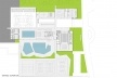 Concurso de Propostas Arquitetônicas para o futuro SESC Guarulhos, 1º lugar, térreo superior. Arquitetos Renato Dal Pian e Lilian Dal Pian<br />Desenho do escritório 