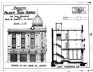 Figura 04 -Elevação para a rua Barão de Jaguara do Palacete Souza de Queiróz<br />Foto Caio Ferreira  [Arquivo pessoal da H.N.Segurado]