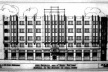 Figura 08 - Elevação para a rua César Bierrenbach do anteprojeto para o edifício Sant’Anna<br />Foto Caio Ferreira  [Arquivo Pessoal da H. N. Segurado]
