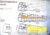Figura 12 - Plantas do edifício Sant’Anna – em laranja detalhes da circulação vertical e acessos da  ampliação à torre – em amarelo o projeto da H. N. Segurado para a primeira fase do Souza Queiroz incorporado ao projeto aprovado por  Lix da Cunha<br />Foto Caio Ferreira  [COMDEPAHC]