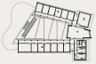 Planta Administração. 1. Recepção; 2. Renuniões e biblioteca; 3. Equipe fauna; 4. Equipe flora<br />Imagem dos autores do projeto 