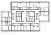 Torre Barcelona, planta de habitação coletiva, 2001. Helio Pinon, Laboratorio de Arquitectura, ETSB UPC