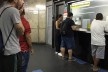 Estação intermodal Prefeito Celso Daniel, guichê de bilhetes, Santo André<br />Foto Abilio Guerra 