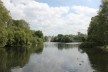 James’s Park Lake. Ao fundo o Horse Guard Parade e a London Eye<br />Foto Vanessa Goulart Dorneles 