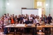 Oficina de Modelos, 21 de fevereiro, manhã, equipe de trabalho<br />Foto Marina Acayaba 