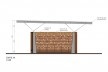 Corte - Pavilhão da arquitetura em terra<br />Desenho Abiola Akandé Yayi e Robert Soares 