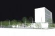 Nova edificação – vista noturna<br />Imagem do autor do projeto 