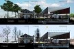 1º lugar Concurso Mercado Público de Lages, cortes verão e inverno, Lages. Escritórios Zulian Broering + Zanatta Figueiredo<br />Imagem divulgação 