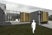 Perspectiva externa da residência 1-4<br />Imagem dos autores do projeto 