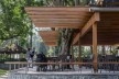 Cobertura da varanda do Yacht Clube Santo Amaro, São Paulo SP, arquiteta Vera Lúcia Domschke<br />Foto Lauro Rocha 
