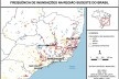 Frequência de inundações na região Sudeste do Brasil<br />Elaboração dos autores 