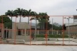 Vista do campo em construção<br />Imagem dos autores do projeto 