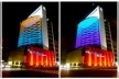 Cenários de iluminação da fachada<br />Imagem do autor do projeto 