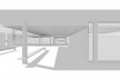 Aulário 3 (unidade de Alicante), vista interna, San Vicente del Raspeig, Alicante, Espanha, 2000. Arquiteto Javier Garcia-Solera<br />Modelo tridimensional e imagem Edson Mahfuz 