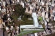 Perspectiva aérea do conjunto