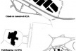 Morfologia das polaridades: recinto (Cidade do Automóvel), container (Park Shopping), somatório de edificações (Posto Colorado), agrupamento linear (Setor de Postos)