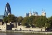 Gherkin Tower, London Tower e a Tower Bridge, Londres<br />Foto Victor Hugo Mori 