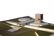 Concurso Internacional para Projeto Arquitetônico do Museu Exploratório de Ciências da Unicamp, vista aérea do museu, menção honrosa. Arquitetos Fábio Boretti, Bernardo Telles e Luis Alexandre Pereira Pinto, 2009<br />Imagem equipe 