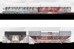 Complexo Esportivo e Cultural Clube Atlético Paranaense, elevação e corte do complexo, Curitiba. Arquiteto Carlos Arcos<br />Imagem divulgação 