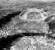 Buckminster Fuller, projeto para uma cúpula geodésica sobre Manhattam, 1962