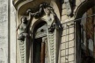 Detalhe de construção de comércio popular