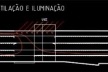 Esquema do Partido Arquitetonico, Vazios e Ventilação/Iluminação<br />Imagem dos autores do projeto 