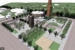 Vista geral da Praça. A permeabilidade pensada para os diferentes desníveis: as possibilidades de escolha entre rampa, escadas, platôs e rampa-escada<br />Imagem do autor do projeto 