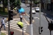 Ação do projeto Fui a pé na praça da Boa Morte em Limeira<br />Foto divulgação 
