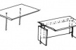 Figura 1 – à esquerda, desenho esquemático do Tipo-Cobertura; á direita, desenho esquemático do Tipo-Abrigo<br />Desenho do autor 