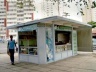 Figura 9 – Quiosque aproveitando o modelo alveolado, no bairro do Imbuí<br />Foto do autor 
