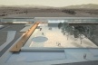 Vista externa geral do conjunto<br />Desenho do escritório 