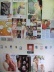 Colagem de imagens atrás de uma da porta de um dos habitáculos
